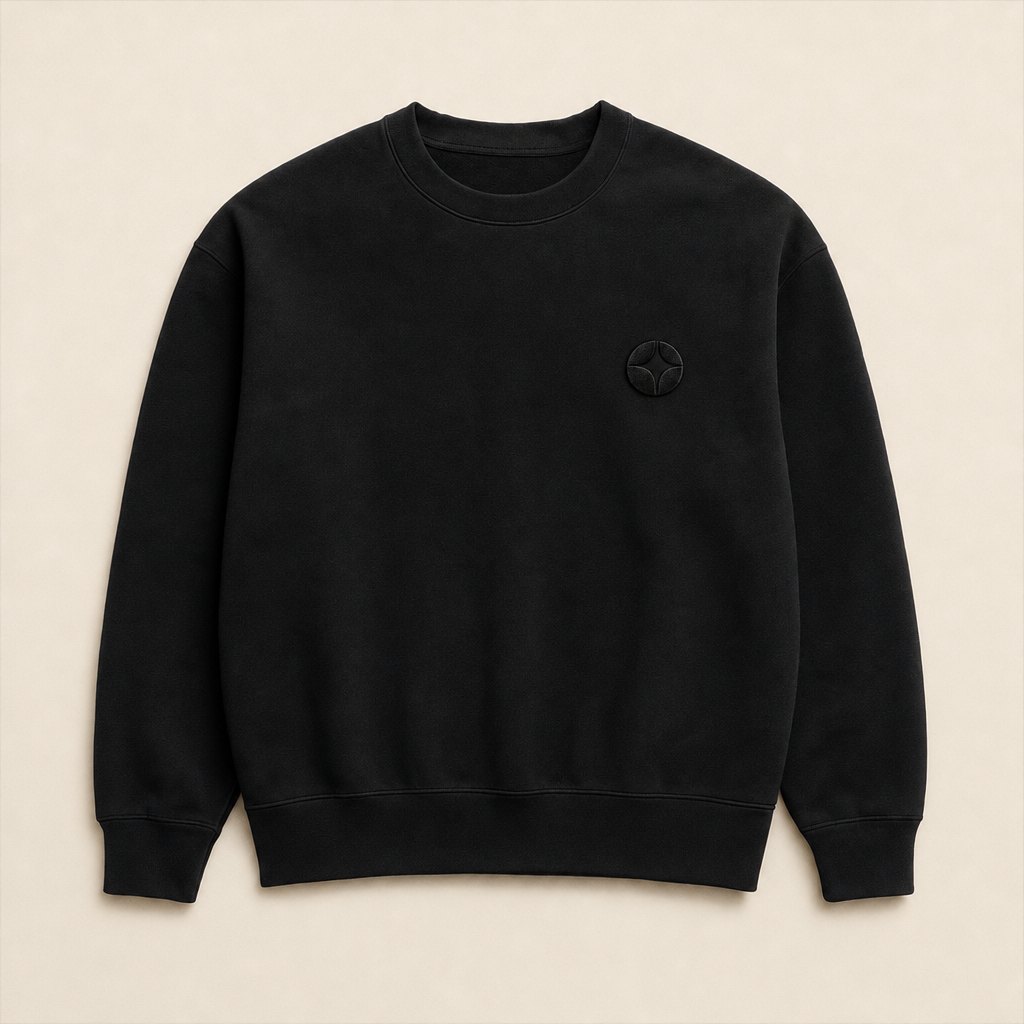 The Crewneck — Black
